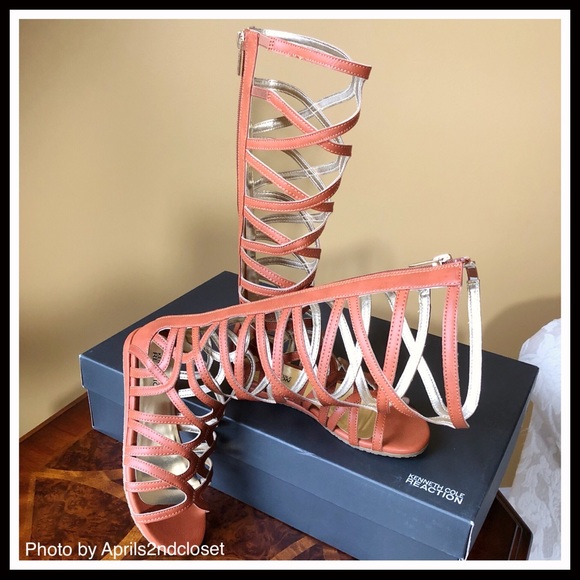 KENNETH COLE Tall Gladiator Boots - Picture 5 of 8